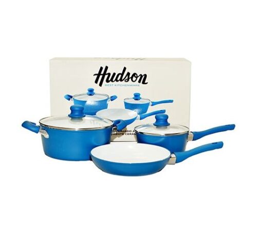 BATERIA 5PZ.ALUM.FUND.AZUL HUDSON 21293