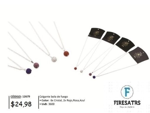 COLGANTE BOLA DE FUEGO 12679