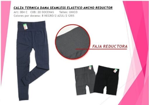 CALZA TERMICA DAMA SEAMLESS 003C-