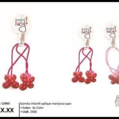 GOMITA INF APLIQUES MARIPOSA 12963