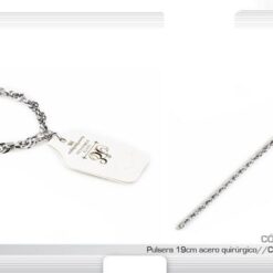 PULSERA 19 CM ACERO 11981-