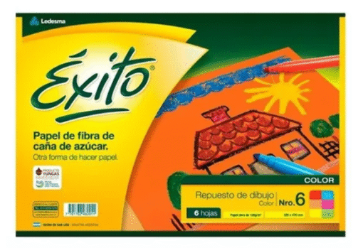 BLOCK DE DIBUJO EXITO N6 COLOR