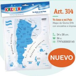 Mapa Argentina 2 Colores 314