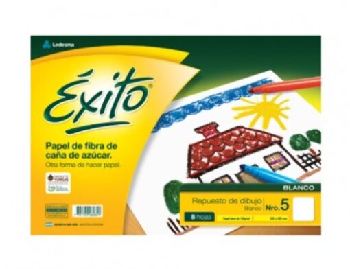 REPUESTO DE DIBUJO EXITO N5 BLANCO DIBUJO