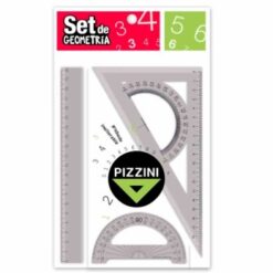 SET DE GEOMETRIA 20CM 3PZS PIZZINI 4203