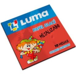 PAPEL GLACE METALIZADO X10 HJ