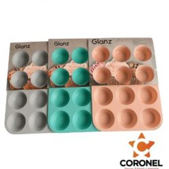MOLDE P/MUFFIN SILICONA X12 29X22X3C GLANZ 23472 84602