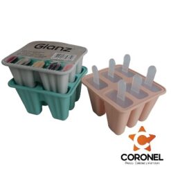MOLDE P/HELADO SILICONA X6 12X14X9C GLANZ 23485 84616