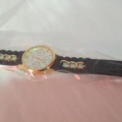 RELOJ GOMA NEGRO 519-5