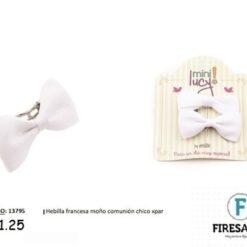 SET HEBILLAS FRANCESA MOÑO COMUNION 13795-