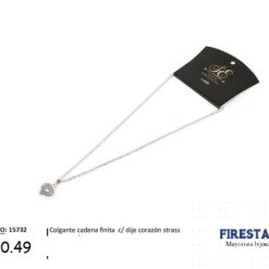 COLGANTE CADENA FINITA C/ DIJE CORAZON 15732-