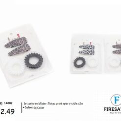 SET DE PELO EN BLISTERS 14002