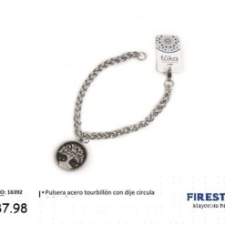 PULSERA ACERO TOURBILLON CON DIJE 16392-
