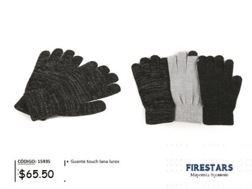 GUANTE TOUCH LANA LUREX 15935