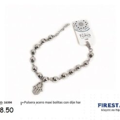 PULSERA ACERO MAXI BOLITA 16394-