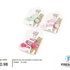 PACK TIC TAC CON POMPON Y LUNATES 15527-