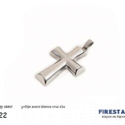 DIJE ACERO BLANCO CRUZ 16417-