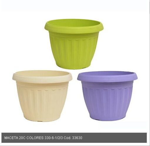 MACETA 20C COLORES 330-6 28130