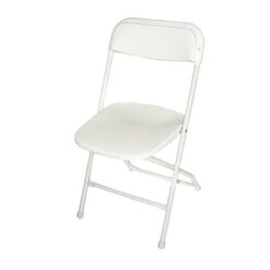 SILLAS PLEGABLES BLANCAS REFORZADAS
