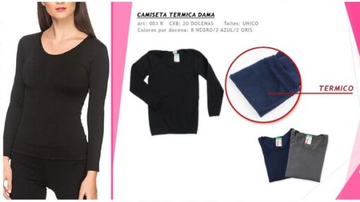 CAMISETA TERMICA DAMA 003R-