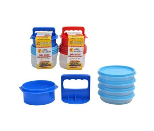 MOLDE PLAST.P/HAMBURGUESA X4 50615