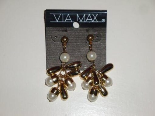 AROS DORADOS C/ PERLAS DF-1250-