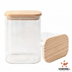 FRASCO RECT.TAPA MADERA 1LT GLANZ 85071