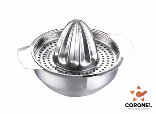 EXPRIMIDOR P/CITRICOS AC.INOX C/CONTENEDOR HUDSON 18928