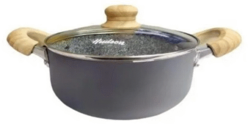CACEROLA 24C CERAM.C/ANT.GRANITO A.S/MAD.HUDSON 21592