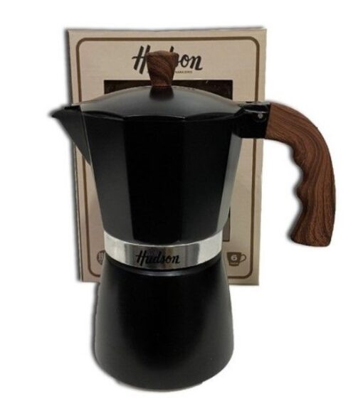 CAFETERA T/VOLTURNO NEGRO 9 TAZAS HUDSON 92315