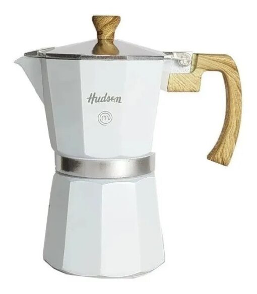 CAFETERA T/VOLTURNO BLANCA 9 TAZAS HUDSON 42909-