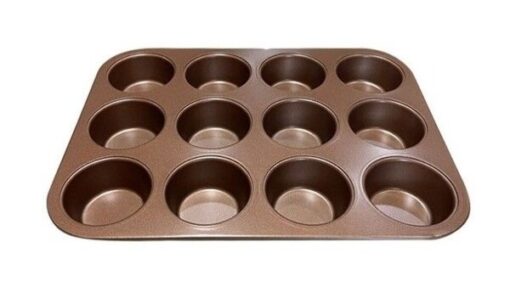 MOLDE P/MUFFIN X12 ANTIAD.COBRE HUDSON 21411